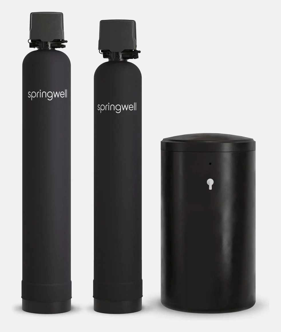 SpringWell WSSS1 Well Water Filter + Salt Softener Combo